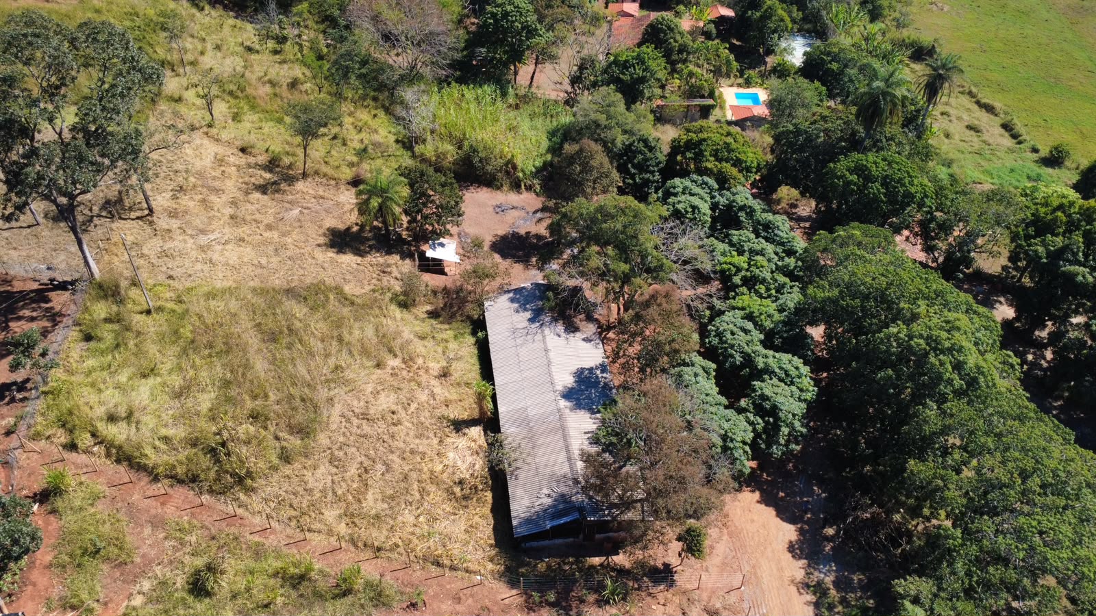 Terreno Rural de 1500 com Galpão em Santa Luzia